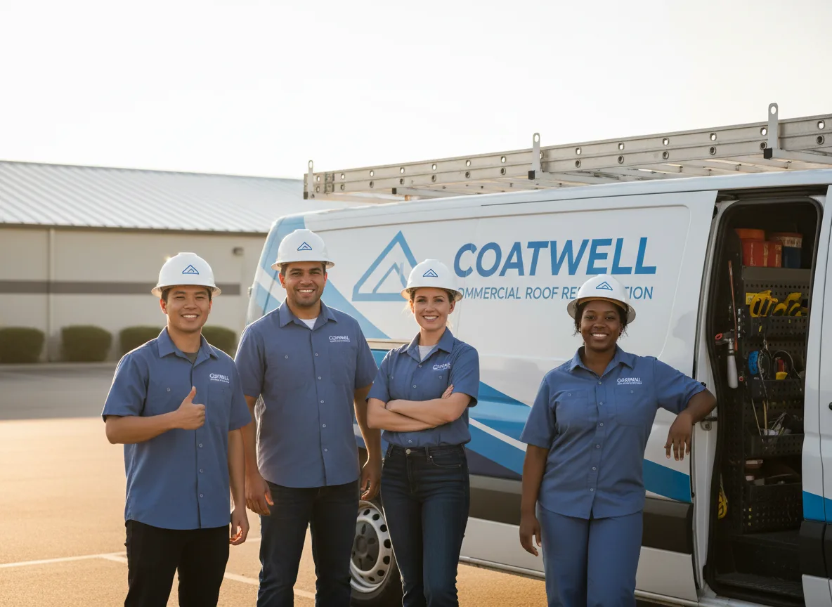 Commercial roof coating company in Kimper, KY